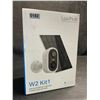 Image 2 : LaxiHub 3MP Outdoor WiFi Battery Security Camera Kit with Solar Panel (W2 Kit1) - New Sealed!