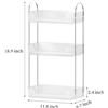 Image 4 : 1 Storage Shelf/3-Tier Countertop Cosmetic Organizer Shelf - Brand New