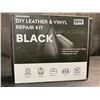 Image 2 : 1 DIY Leather & Vinyl Repair Kit (Black) For Furniture, Car Seats, Jackets, Purses, etc. - Brand New