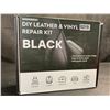 Image 2 : 1 DIY Leather & Vinyl Repair Kit (Black) For Furniture, Car Seats, Jackets, Purses, etc. - Brand New