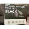 Image 2 : 1 DIY Leather & Vinyl Repair Kit (Black) For Furniture, Car Seats, Jackets, Purses, etc. - Brand New