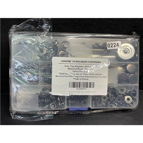 70PC Snaps Fasteners Tool Set - New