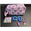 Image 1 : Kuromi 6PC Kawaii Cosmetic Bag Set with Accessories - Brand New!