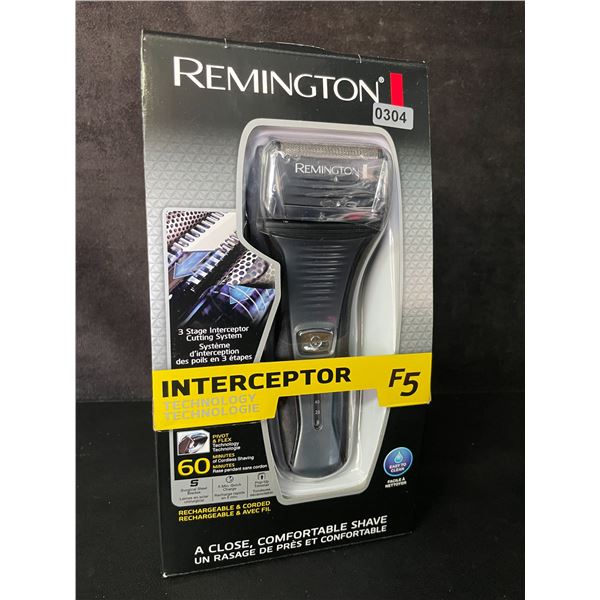 1 Remington Interceptor F5 Power Series Shaver with Intercept Shaving Technology - New Sealed