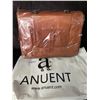 Image 2 : Anuent Roll-Top Leather Backpack/Vintage Brown Large Travel Business Bag - Brand New