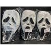 Image 1 : Lot of 3 Halloween "Scream" Ghostface Masks/Cosplay Masks - Brand New