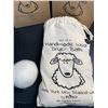 Image 2 : Lot of 2 6PC Boxes of XL Handmade Wool Dryer Balls; Reduces Wrinkles & Drying Time - New