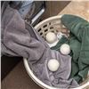Image 7 : Lot of 2 6PC Boxes of XL Handmade Wool Dryer Balls; Reduces Wrinkles & Drying Time - New