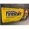 Image 2 : 24-Pack Box of Duraflame Firestart; Indoor & Outdoor Use - Quick Ignition Fire Logs - New Sealed