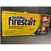 Image 2 : 24-Pack Box of Duraflame Firestart; Indoor & Outdoor Use - Quick Ignition Fire Logs - New Sealed