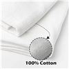 Image 5 : Traditional Ihram Towel Set for Men; 2PC 100% Pure Cotton Towels with Belt - Brand New
