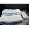 Image 4 : Traditional Ihram Towel Set for Men; 2PC 100% Pure Cotton Towels with Belt - Brand New