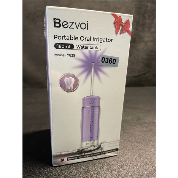 Bezvoi Portable Oral Irrigator/Cordless Water Flosser Teeth Cleaner Device (180ml Tank) - New Sealed