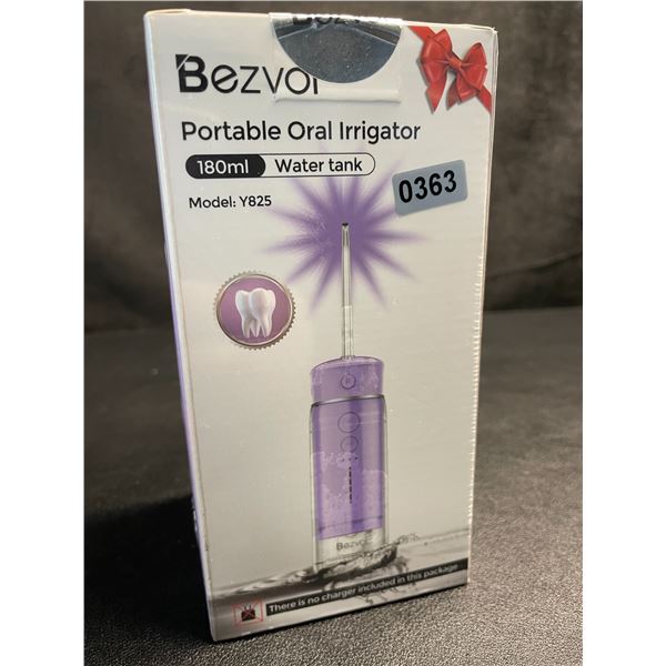 Bezvoi Portable Oral Irrigator/Cordless Water Flosser Teeth Cleaner Device (180ml Tank) - New Sealed