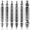 Image 1 : 6PC Damaged Screw Extractor Set - Easily Unscrew Stubborn/Stripped Screws - New