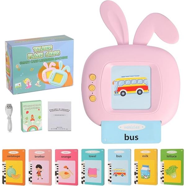 1 Kids Educational Talking Flash Cards/Smart Card Learning Machine - New