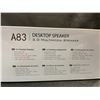 Image 5 : 1 Desktop Speaker/Wired Soundbar 2.0 Multimedia Speaker (A83) USB-Connection - New in Box