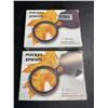 Image 2 : Lot of 2 Pocket Spiegel 10X Mini Pocket Magnifying Glass/Folding Pocket Magnifiers (60mm) - New