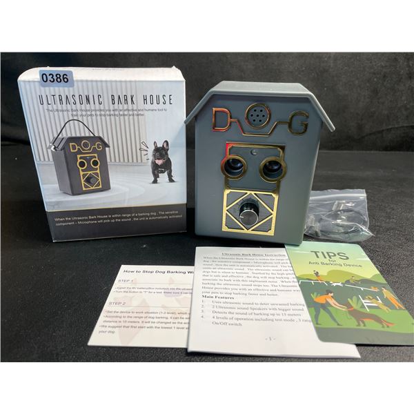 1 Ultrasonic Bark House - Anti-Barking Device for Dogs - New