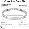 Image 7 : Smarter Lifestyle Sparkling Titanium Magnetic Therapy Anklet Bracelet Gift Set for Women - New