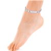 Image 8 : Smarter Lifestyle Sparkling Titanium Magnetic Therapy Anklet Bracelet Gift Set for Women - New