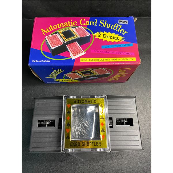 Automatic Card Shuffler - Shuffles 2 Decks of Cards in Seconds (Battery Operated) - New