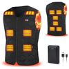 Image 1 : Rritzan Men's Heated Vest with Battery Pack (Size XXL) 3 Temp Levels - NEW SEALED!