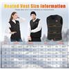Image 6 : Rritzan Men's Heated Vest with Battery Pack (Size XXL) 3 Temp Levels - NEW SEALED!