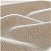 Image 7 : Linen Textured Casual Wave Curtains for Living Room (2 Panels) 84" Length - Beige/Ivory - New