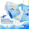 Image 4 : Moko Toddler Swim Vest Jacket with Arm Floaties & Crotch Strap (For Kids Weighing 22-66lbs) - New