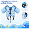Image 7 : Moko Toddler Swim Vest Jacket with Arm Floaties & Crotch Strap (For Kids Weighing 22-66lbs) - New