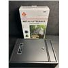 Image 2 : 1 Metal Letterbox/Mail Letter Box with Keys - For Home/Office (Black) - Brand New