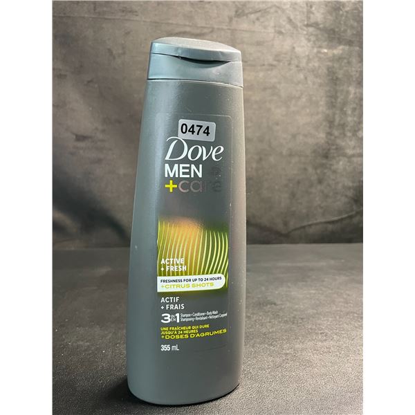 Dove Men+Care Active + Fresh 3-in-1 Shampoo+Conditioner+Body Wash (355ml) - New