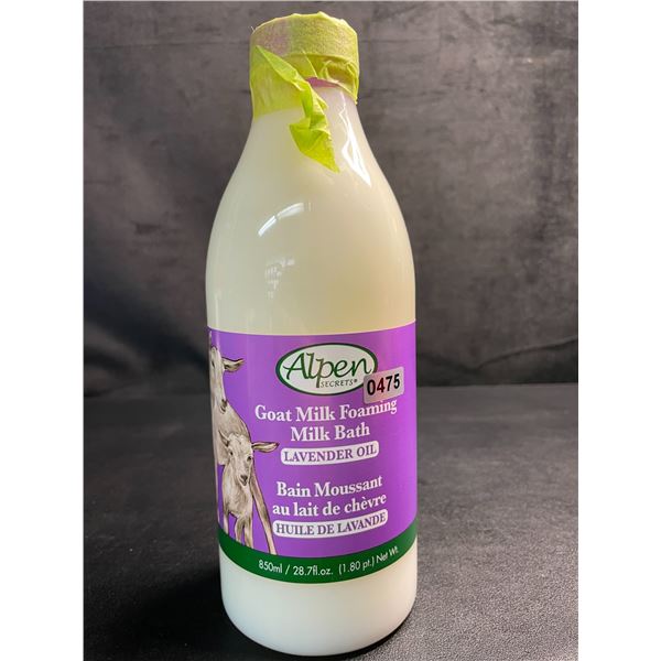 Alpen Secrets Goat Milk Foaming Milk Bath with Lavender Oil (850ml) - New
