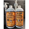 Image 1 : 2 Bottles of Pure Wild Alaskan Salmon Oil by Natural Dog Company (946ml Each) - New