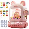 Image 1 : 1 Skirfy Mini Cat Claw Machine/Toy Claw Machine for Kids with Prizes/Toys (Pink) Brand New!
