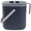Image 1 : 1 Blue Gingko Kitchen Waste Bin/Odor-Tight Compost Bin with Handles (2.6L Capacity) - Brand New!