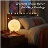 Image 8 : Mydethun 16-Color Moon Lamp (7.1 Inch) Lunar Light with Remote & Touch Control; USB Rechargeable