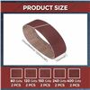 Image 4 : 10-Pack of Large Sanding Belts - 6" x 48" Large Size - Assorted Grit - Brand New