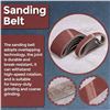 Image 5 : 10-Pack of Large Sanding Belts - 6" x 48" Large Size - Assorted Grit - Brand New