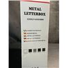 Image 4 : 1 Metal Letterbox/Mail Letter Box with Keys - For Home/Office (Black) - Brand New
