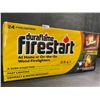 Image 2 : 24-Pack Box of Duraflame Firestart; Indoor & Outdoor Use - Quick Ignition Fire Logs - New Sealed