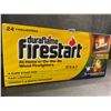 Image 4 : 24-Pack Box of Duraflame Firestart; Indoor & Outdoor Use - Quick Ignition Fire Logs - New Sealed