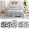 Image 10 : Bedsure 3PC Queen Size Fluffy Comforter Set (90 x 90") Super Soft Faux Fur Comforter Set - NEW