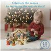 Image 3 : 13PC Nativity Set/Christmas Story Set with LED Light - Tabletop Nativity Figurine Set - New Sealed