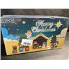 Image 5 : 13PC Nativity Set/Christmas Story Set with LED Light - Tabletop Nativity Figurine Set - New Sealed