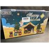 Image 5 : 13PC Nativity Set/Christmas Story Set with LED Light - Tabletop Nativity Figurine Set - New Sealed