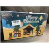 Image 5 : 13PC Nativity Set/Christmas Story Set with LED Light - Tabletop Nativity Figurine Set - New Sealed