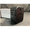 Image 3 : Lot of 2 Universal Travel Adapters (AUS/EU/US/UK Compatible) w/ USB-C & USB-A Ports - New