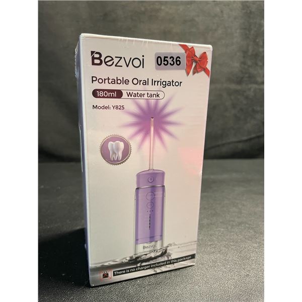 Bezvoi Portable Oral Irrigator/Cordless Water Flosser Teeth Cleaner Device (180ml Tank) - New Seale